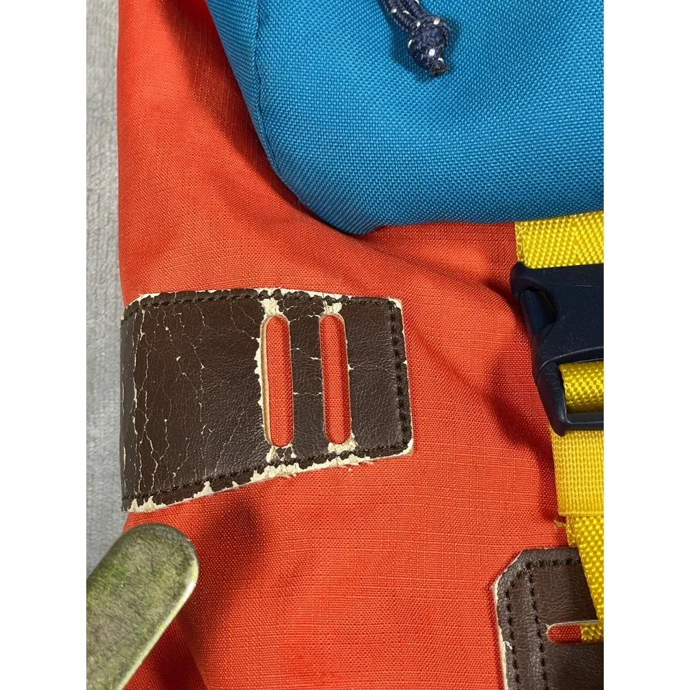 Burton Tinder Backpack 25L Orange Blue Yellow Rucksack Laptop Daypack Hiking